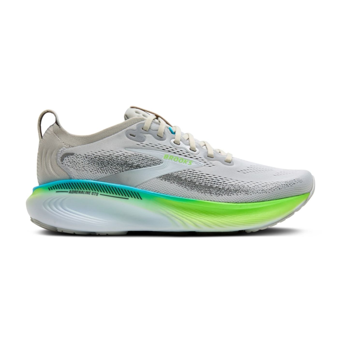 Brooks Adrenaline GTS 25 Oyster/Green Gecko/Blue