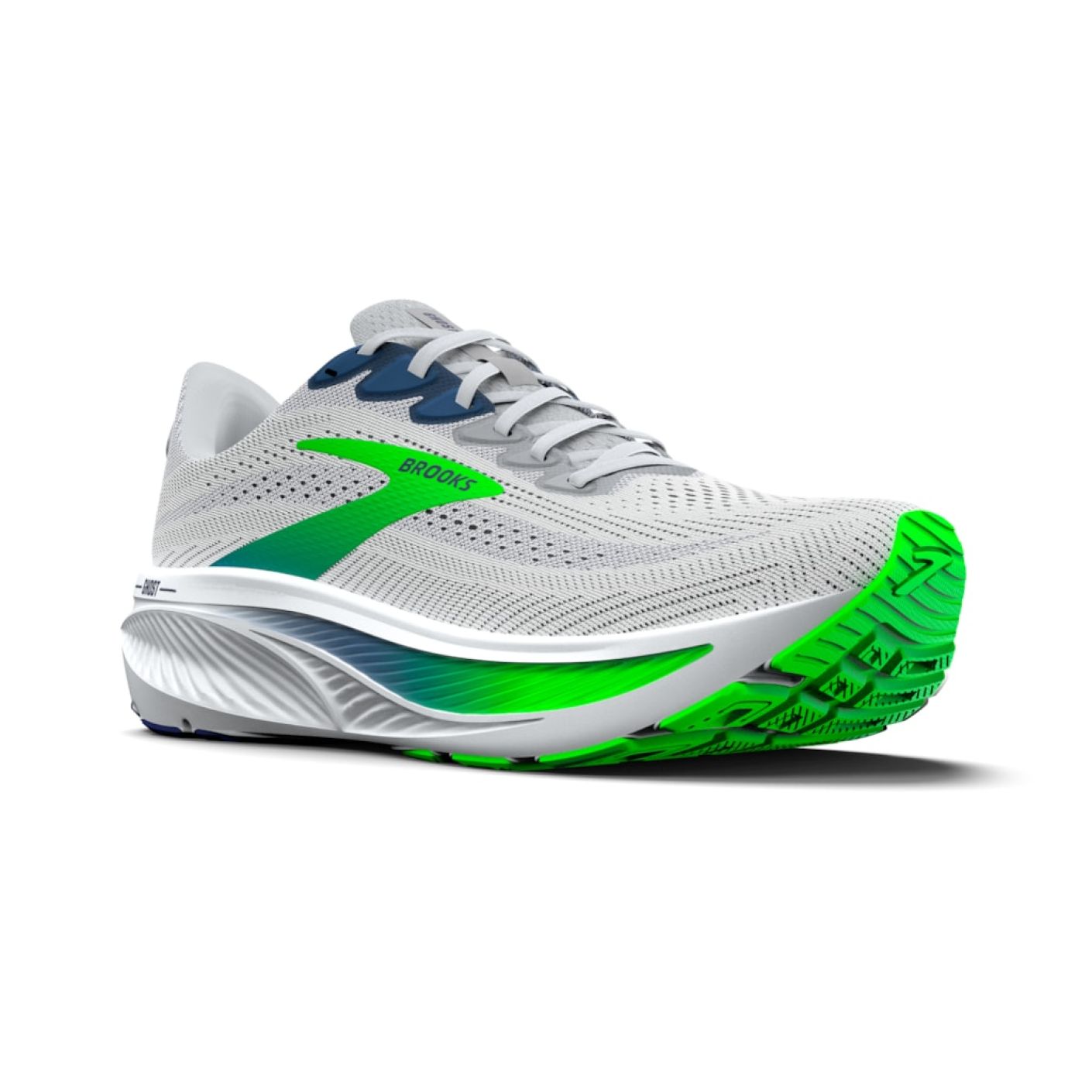Brooks Ghost 17 Oyster/Beacon Blue/Gecko