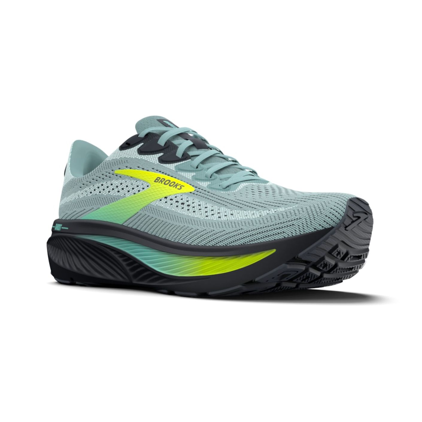 Brooks Ghost 17 Gray Mist/Yucca/Nightlife