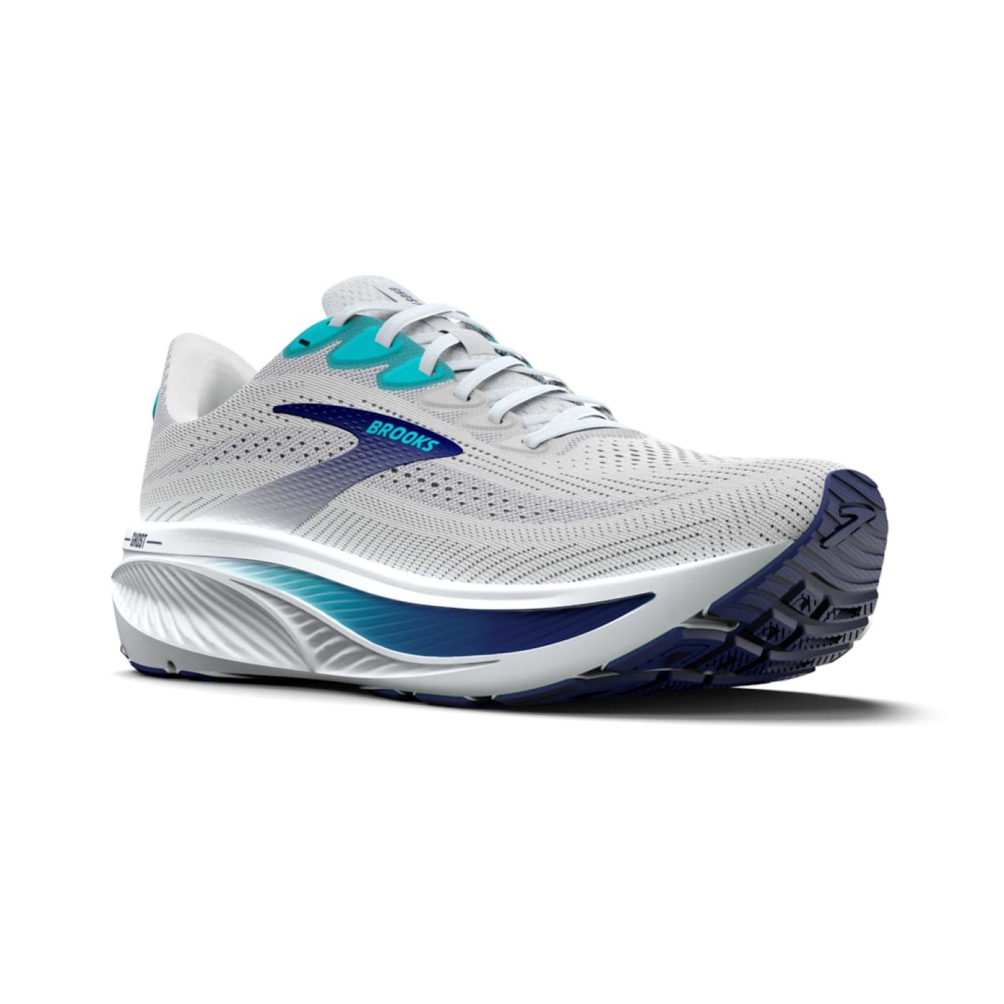 Brooks Ghost 17 Weiß/Beacon Blau/Ipanema