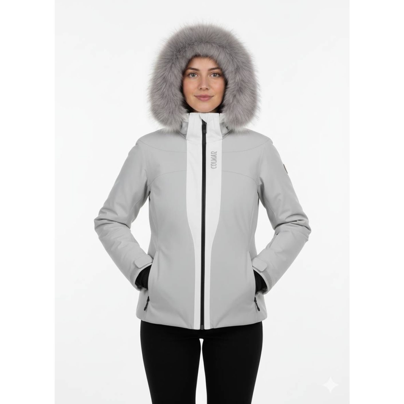 Colmar Jacke Ski Yin & Yang mit Kunstfell
