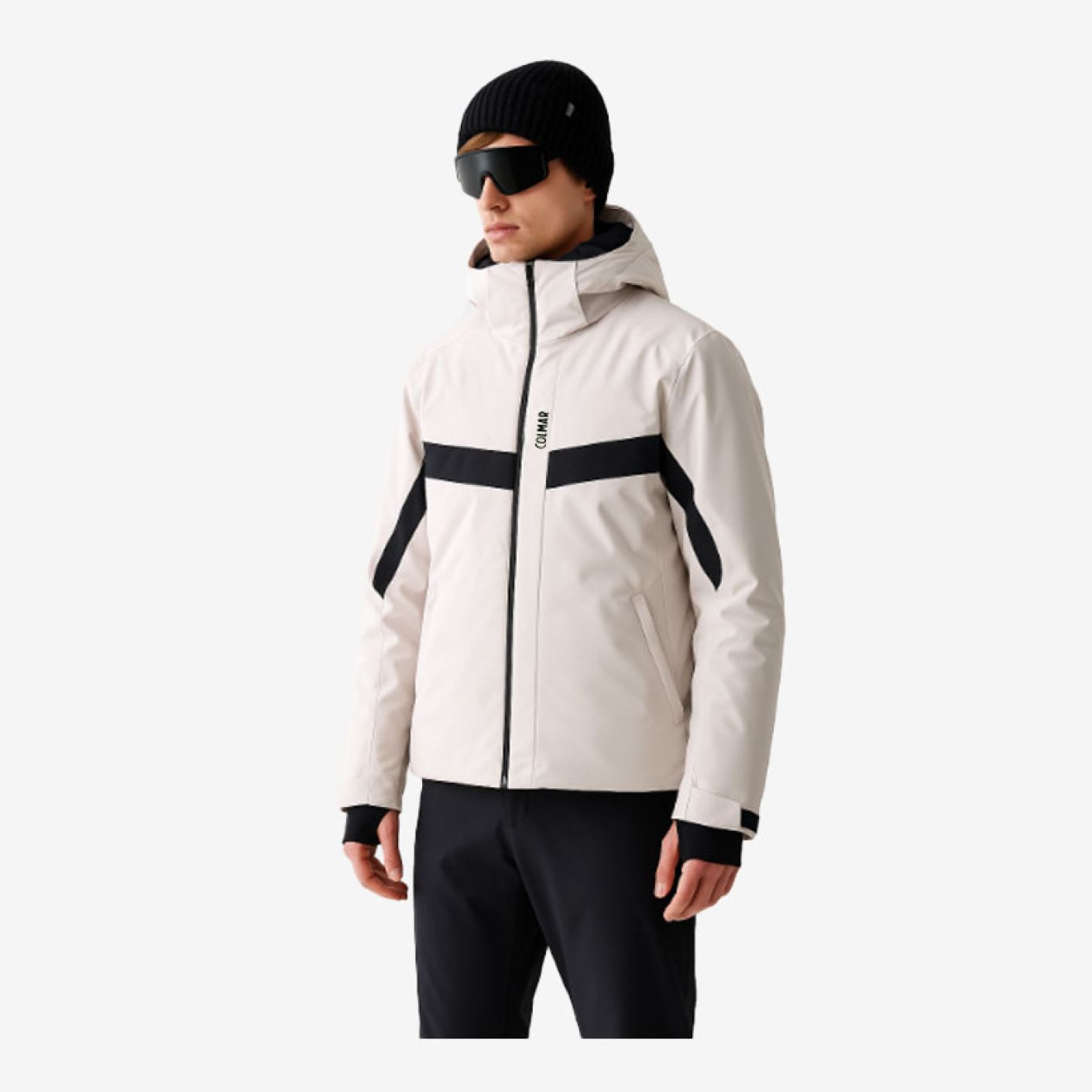 Colmar Giacca da Sci Traditional da Uomo Bianca