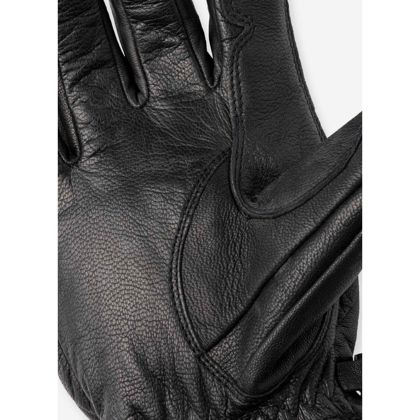 Colmar Men's Black Leather Ski Gloves