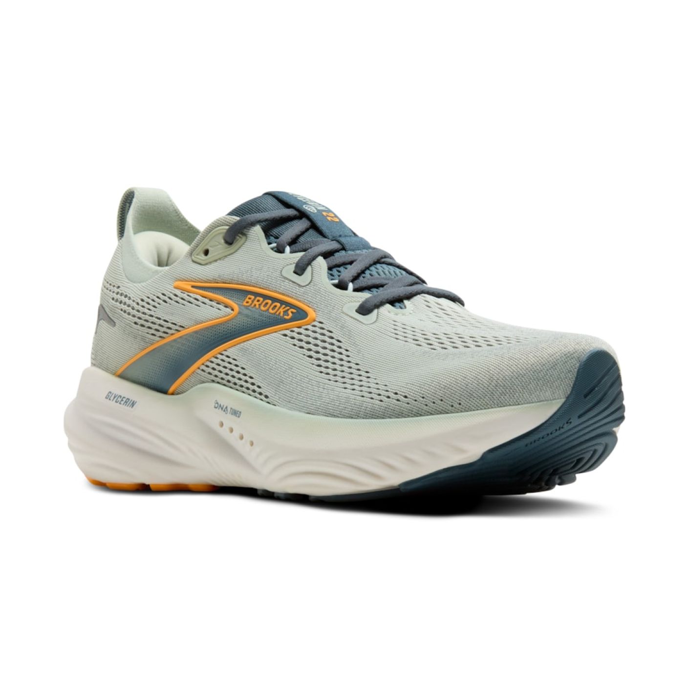 Brooks Glycerin 22 Smoke/Stormy/Orange da Uomo