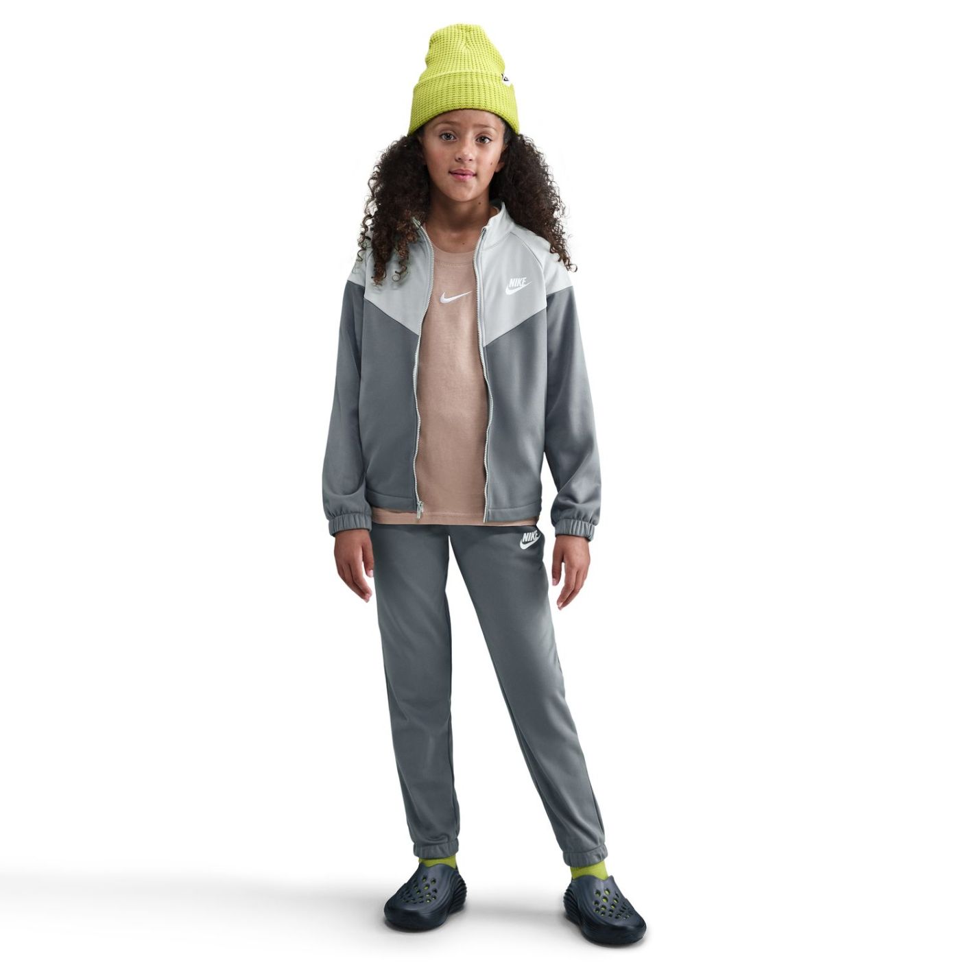 Nike Tuta sportiva Dri-Fit Smoke Grey/White da Bambini