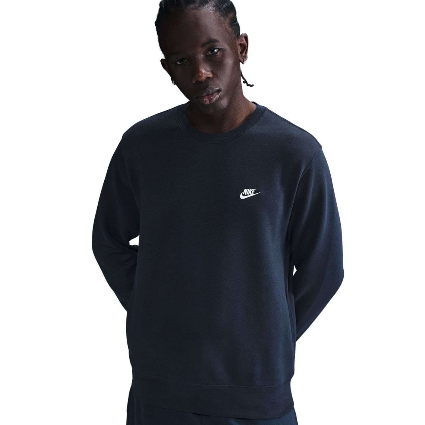 Nike Maglia Club Obsidian/White da Uomo