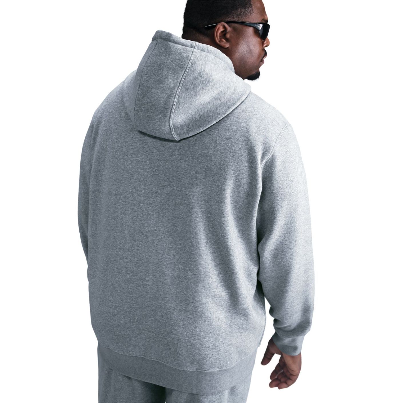 Nike Kapuzenpullover Fullzip Dk Grey Heather/White für Herren