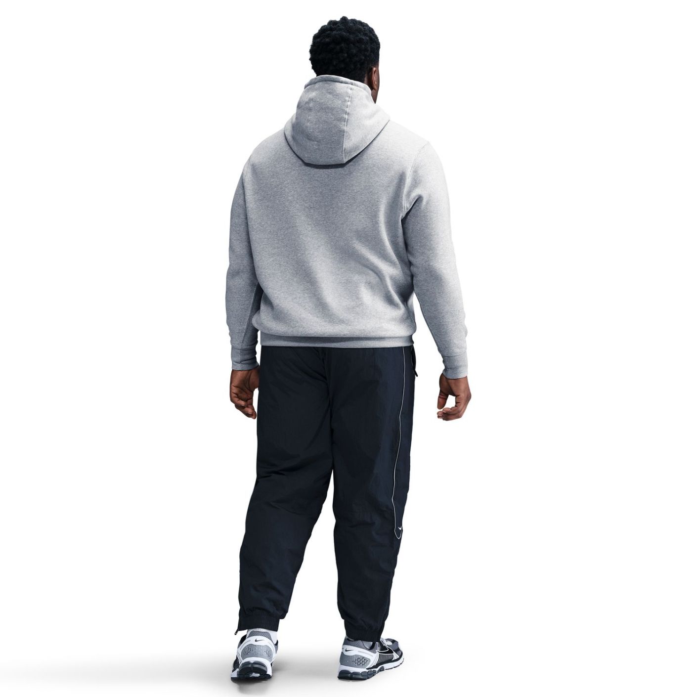 Nike Pullover Hoodie Club DK Grey Heather/White for Men
