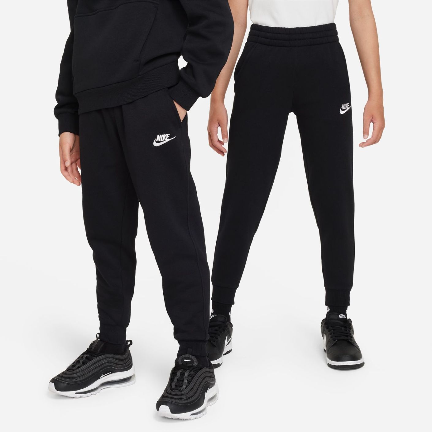 Nike Jogger Club Fleece Junior Black/White