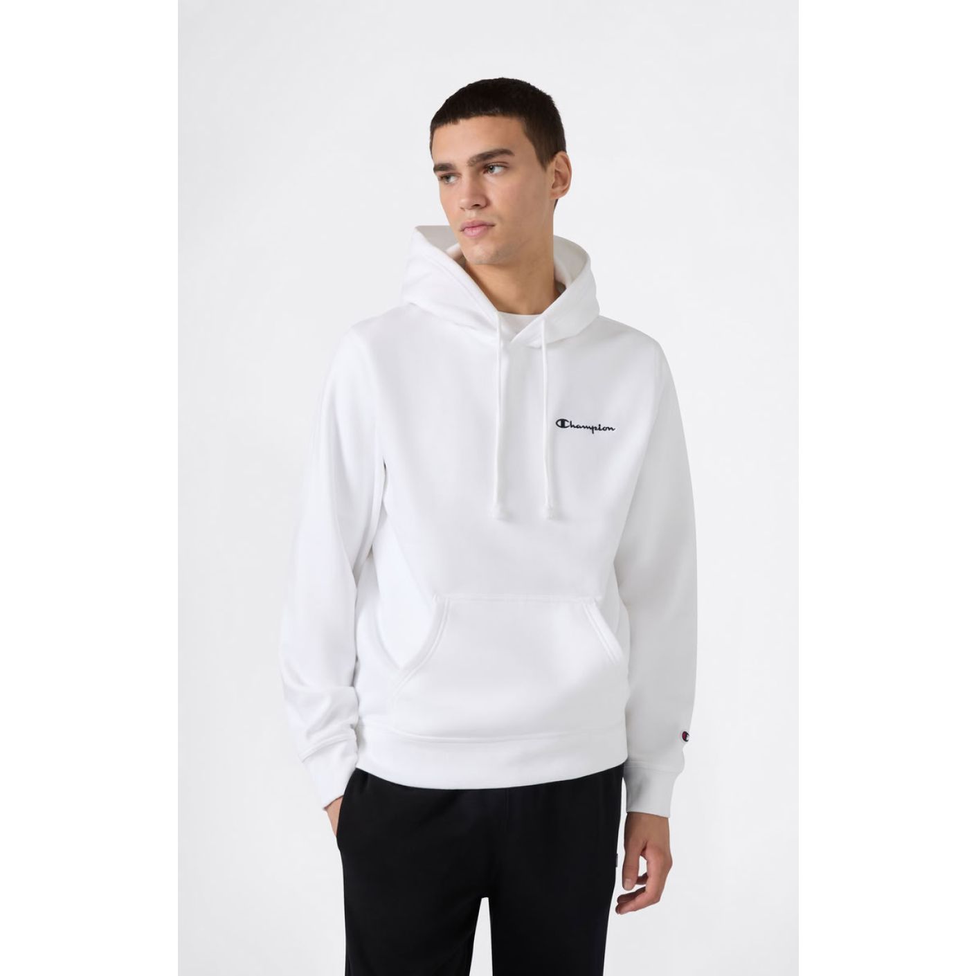 Champion Sweatshirt mit Fleece-Innenfutter und gesticktem Logo Weiß für Herren