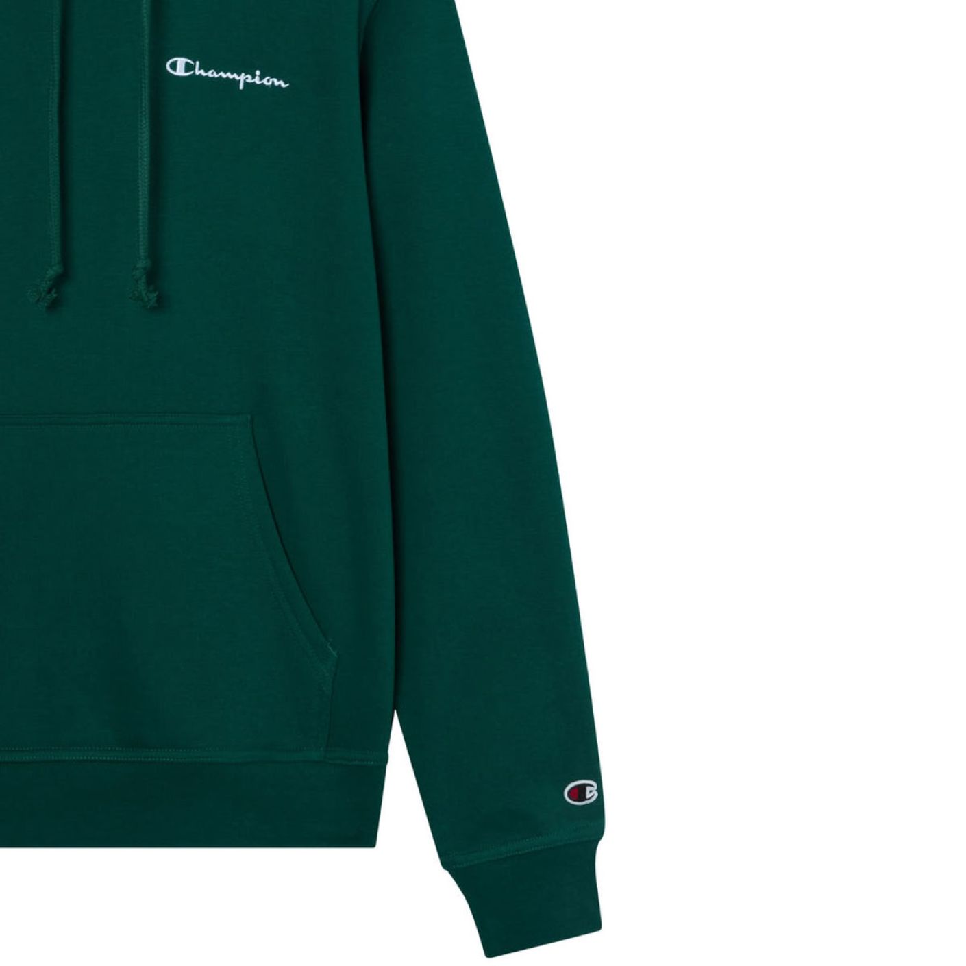 Champion Sweatshirt mit Fleece-Innenfutter und gesticktem Logo Grün für Herren