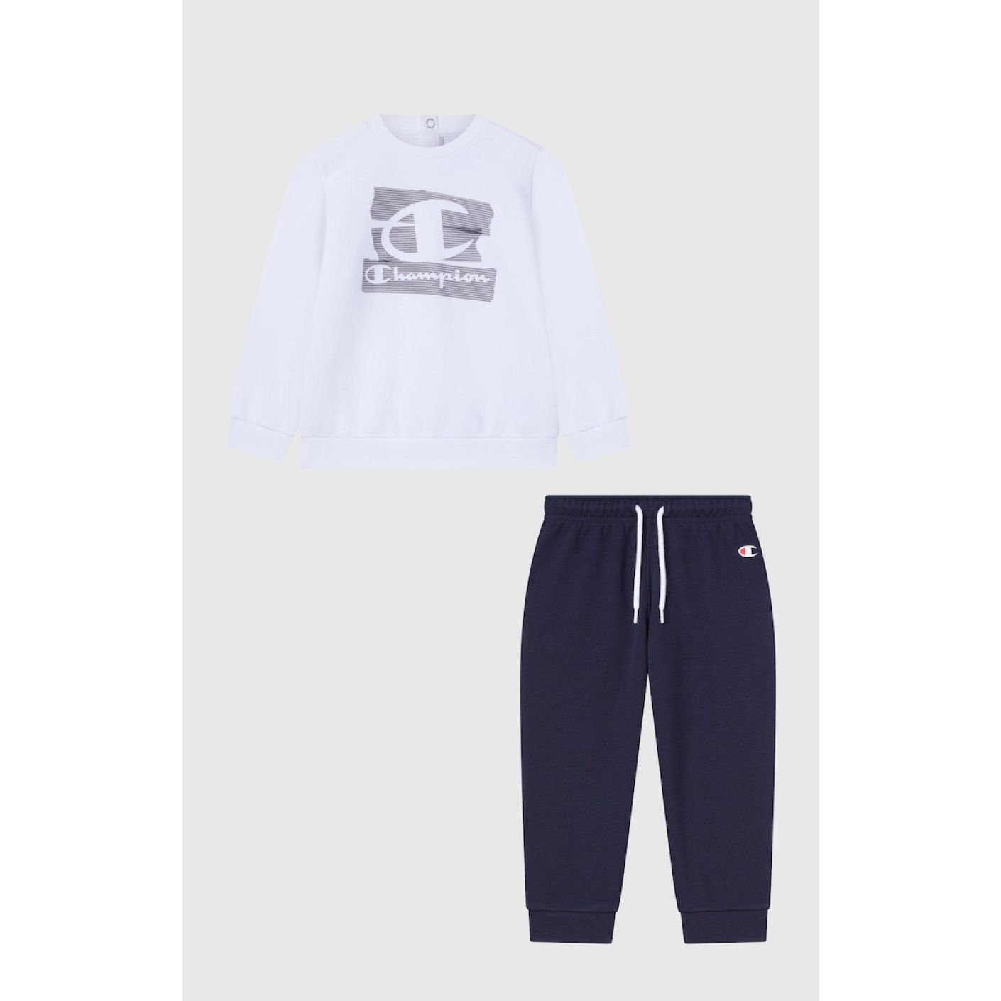 Champion Crew Neck Sweatshirt with Fleece Lining and Infant Graphic