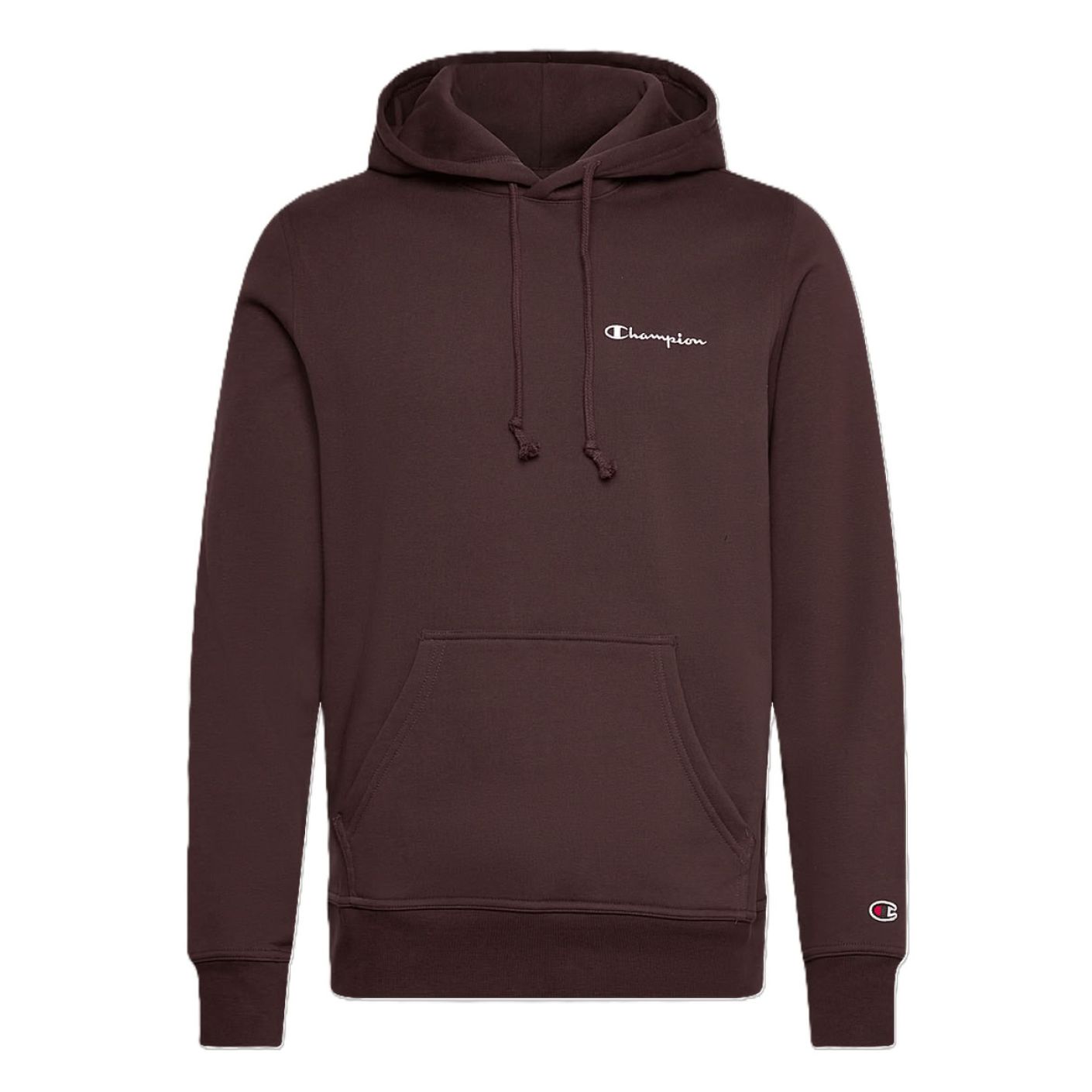 Champion Felpa con interno felpato e logo ricamato Chocolate da Uomo