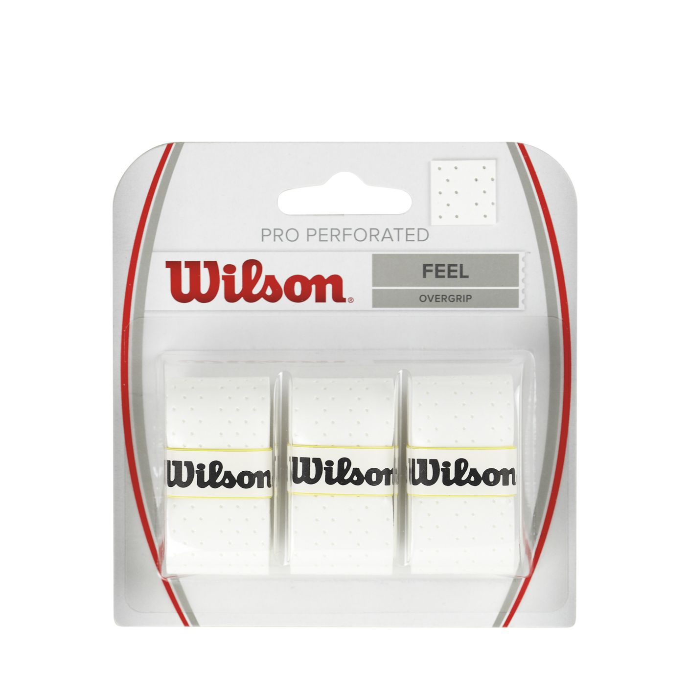 Wilson Overgrip Perforated x3 White