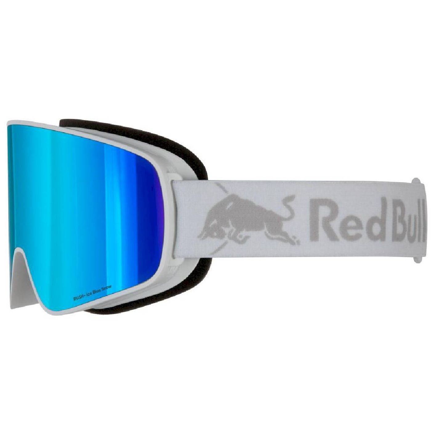 Red Bull Maschera Spect Rush Matt White Smoke Ice Blue Mirror