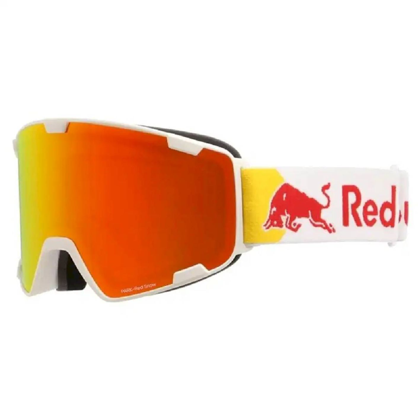 Red Bull Skibrille Red Bull Park White Red Mirror