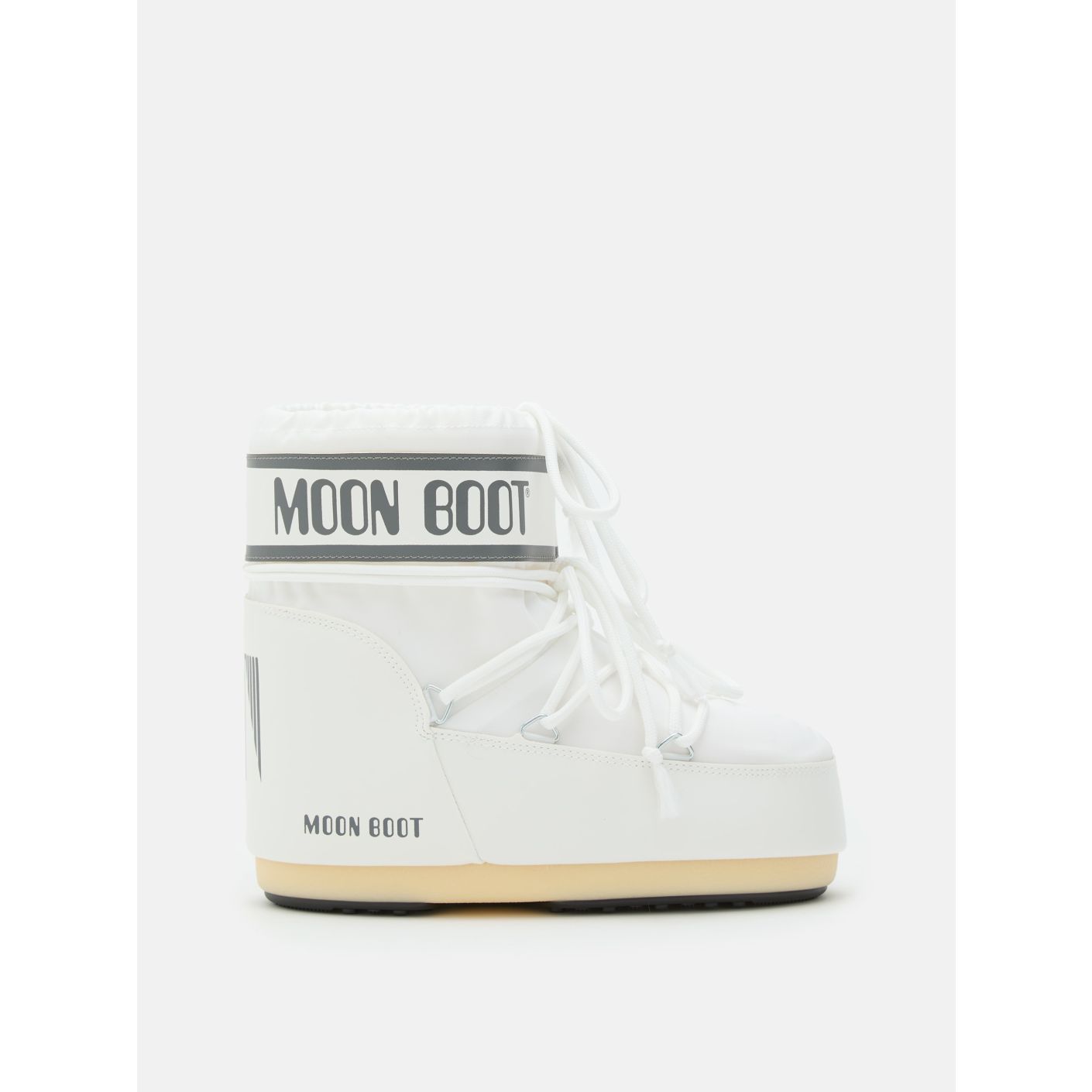 Moon Boot Icon Low Nylon White Mono