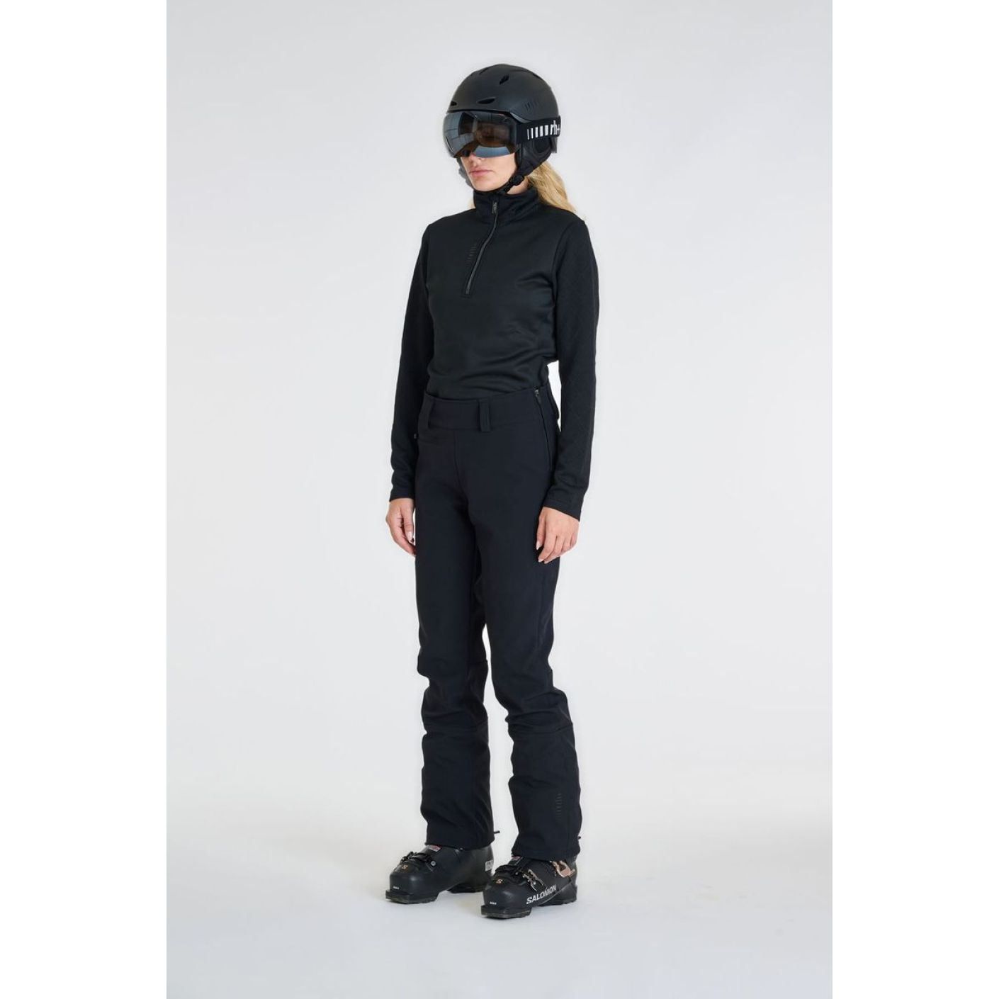 Zero RH+ Pantaloni Logic II softshell Schwarz da Donna