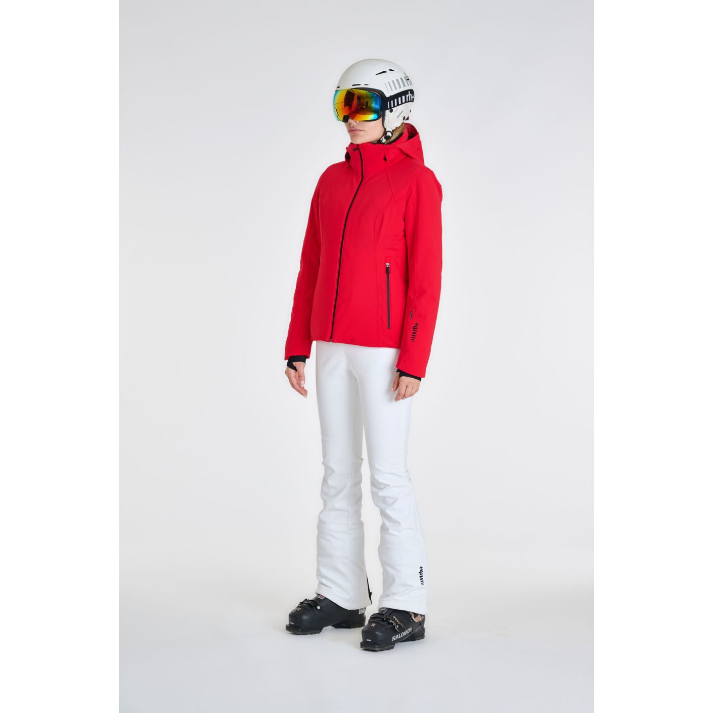 Zero RH+ Jacke Ski Logo Advanced Rot Damen