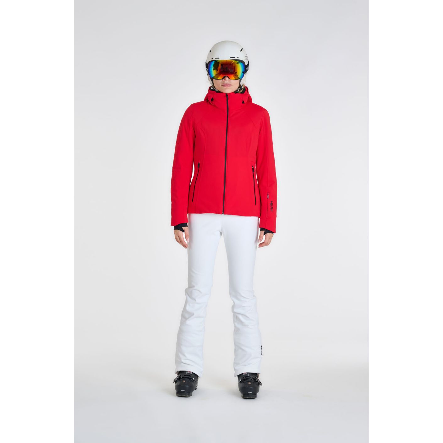 Zero RH+ Jacke Ski Logo Advanced Rot Damen