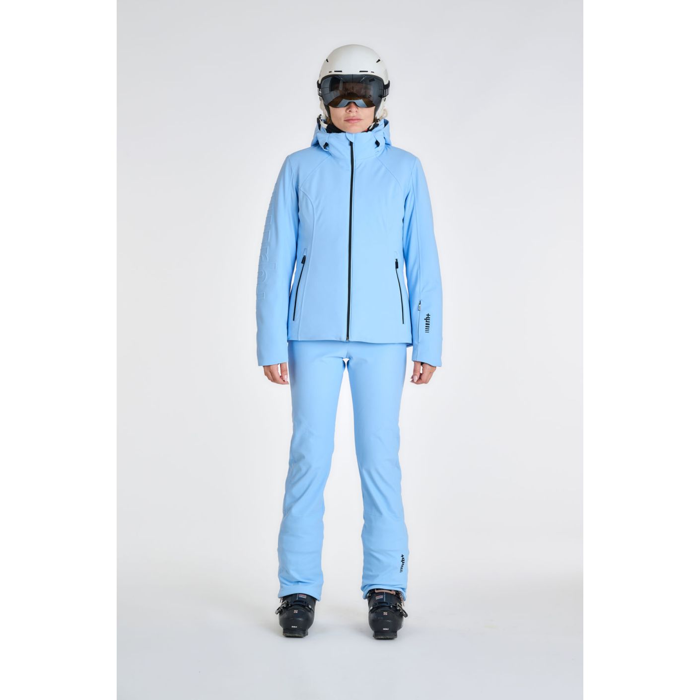 Zero RH+ Jacke Ski Logo Advanced Blau Damen