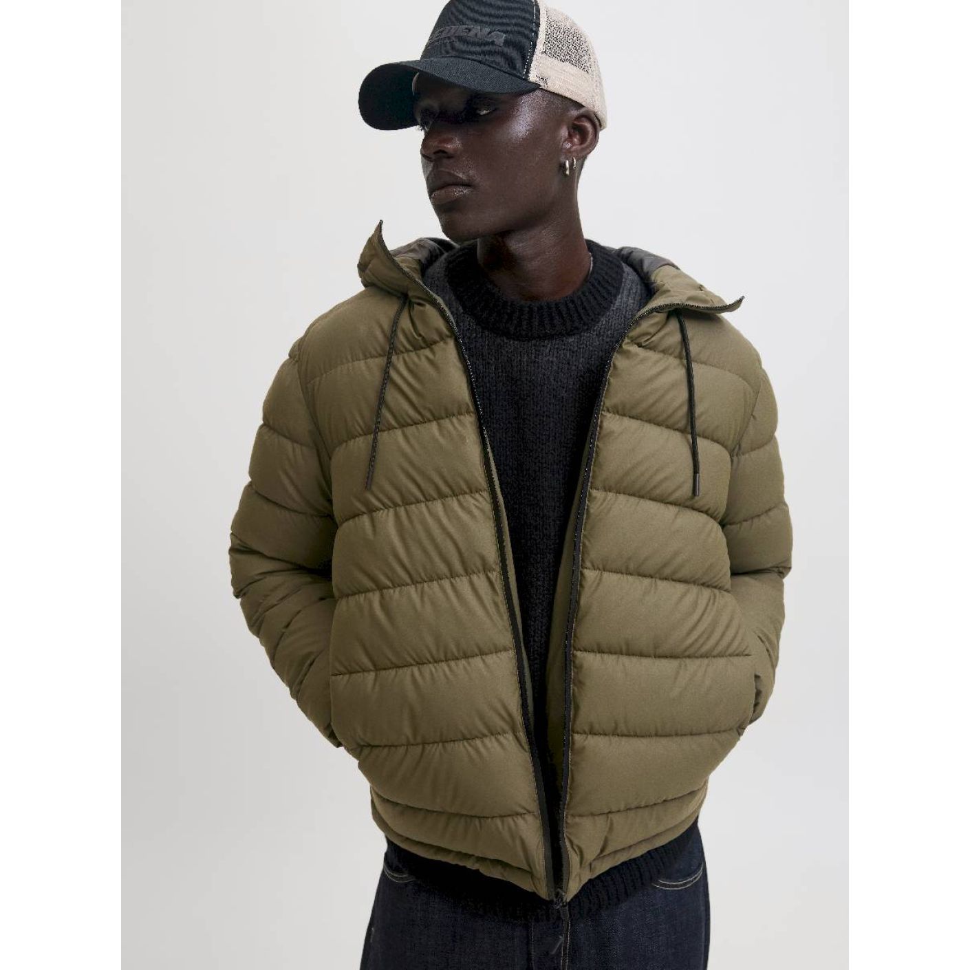 Jack & Jones Puffer Jacket Green Grapeleaf