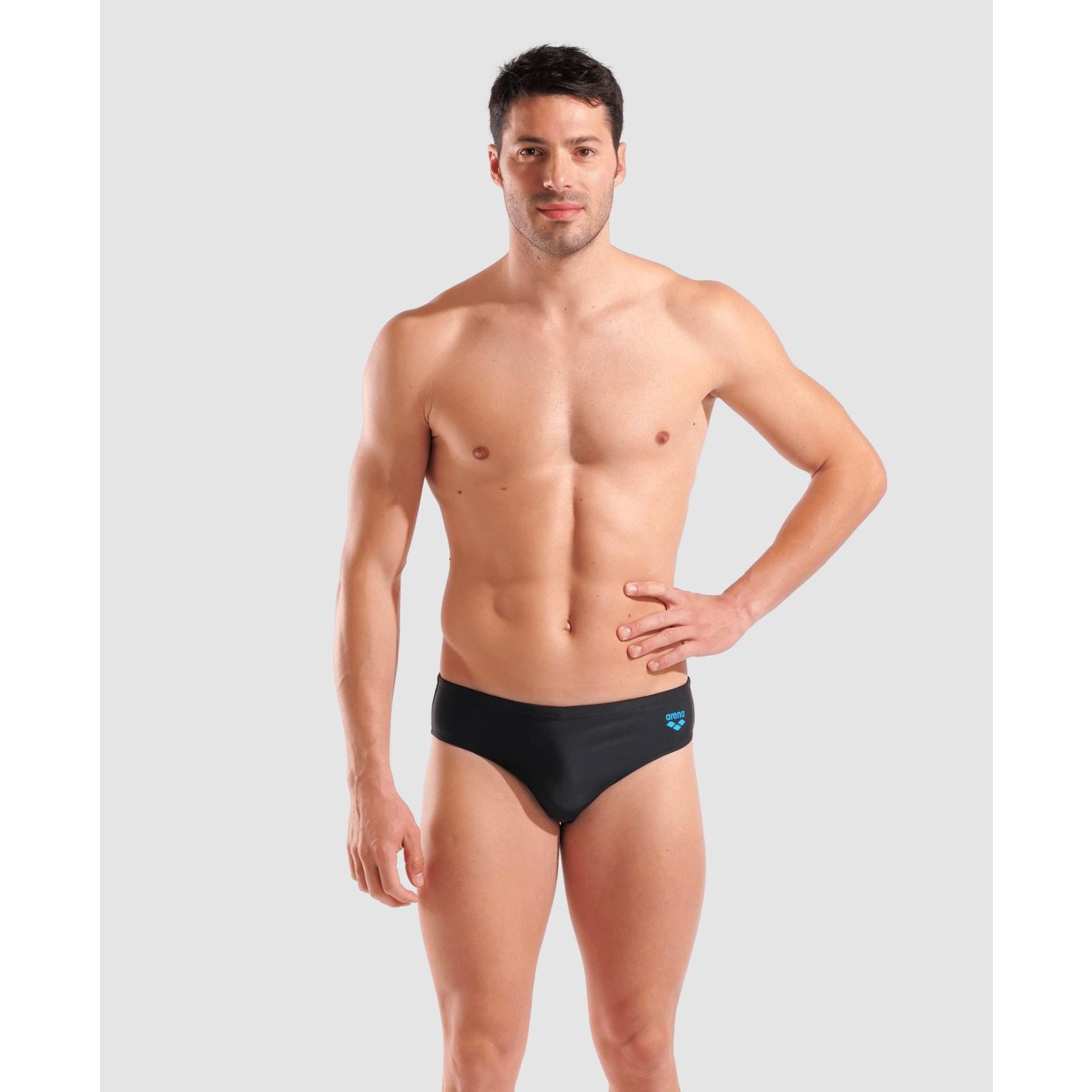 Arena Slip Logotype Black for Men