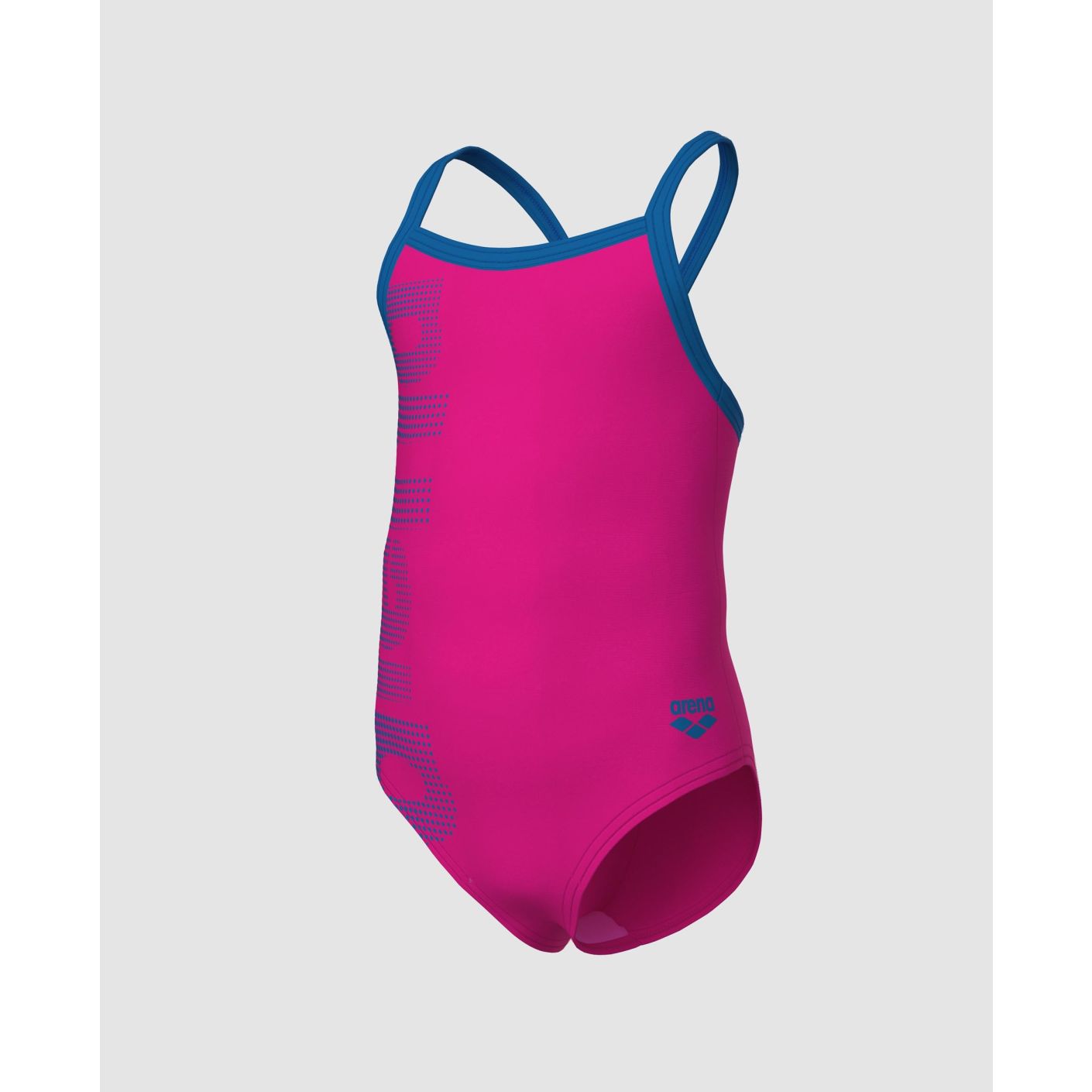 Arena Costume Logo Kids Fuxia/Blau da Bambina