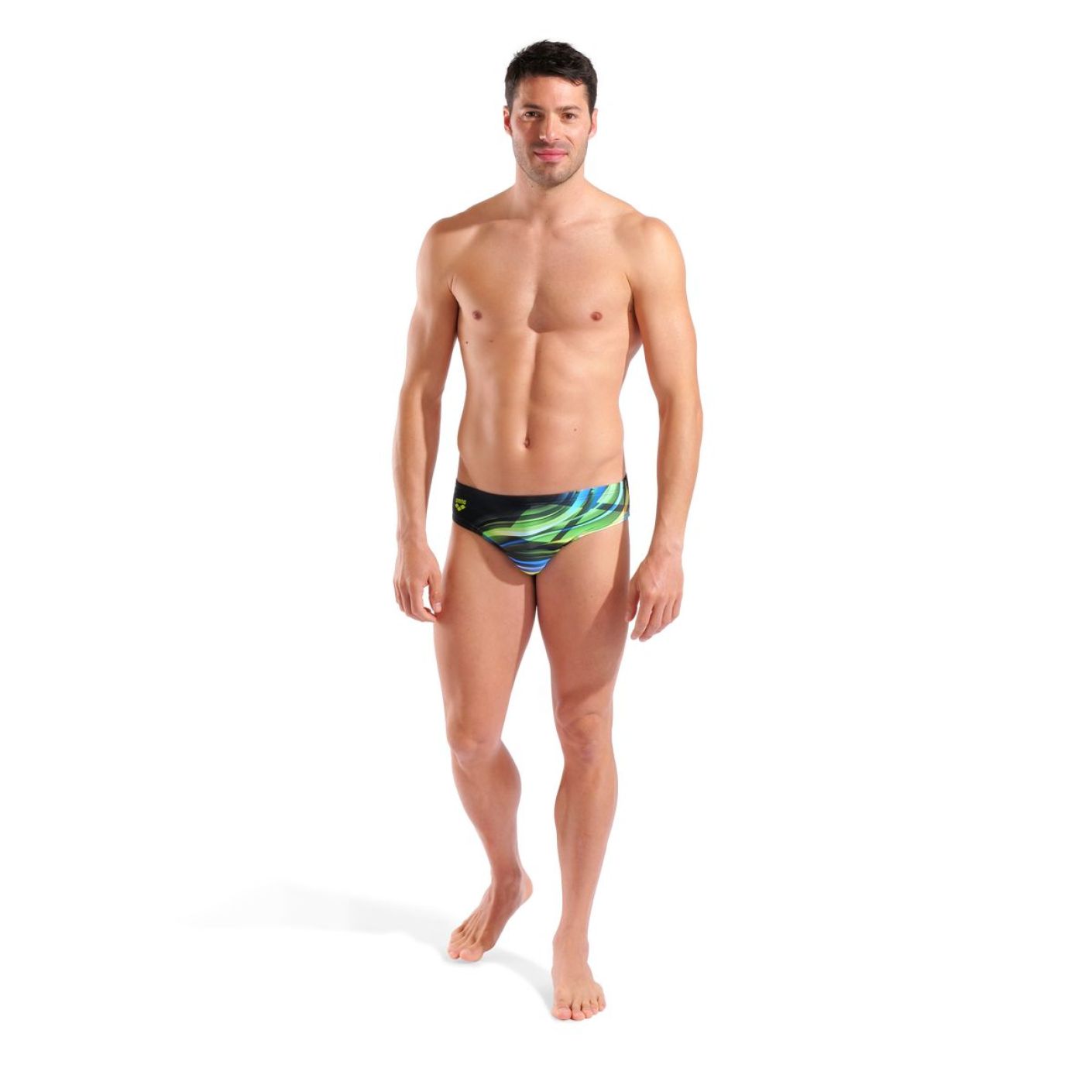 Arena Slip Bloom Black/Multi da Uomo