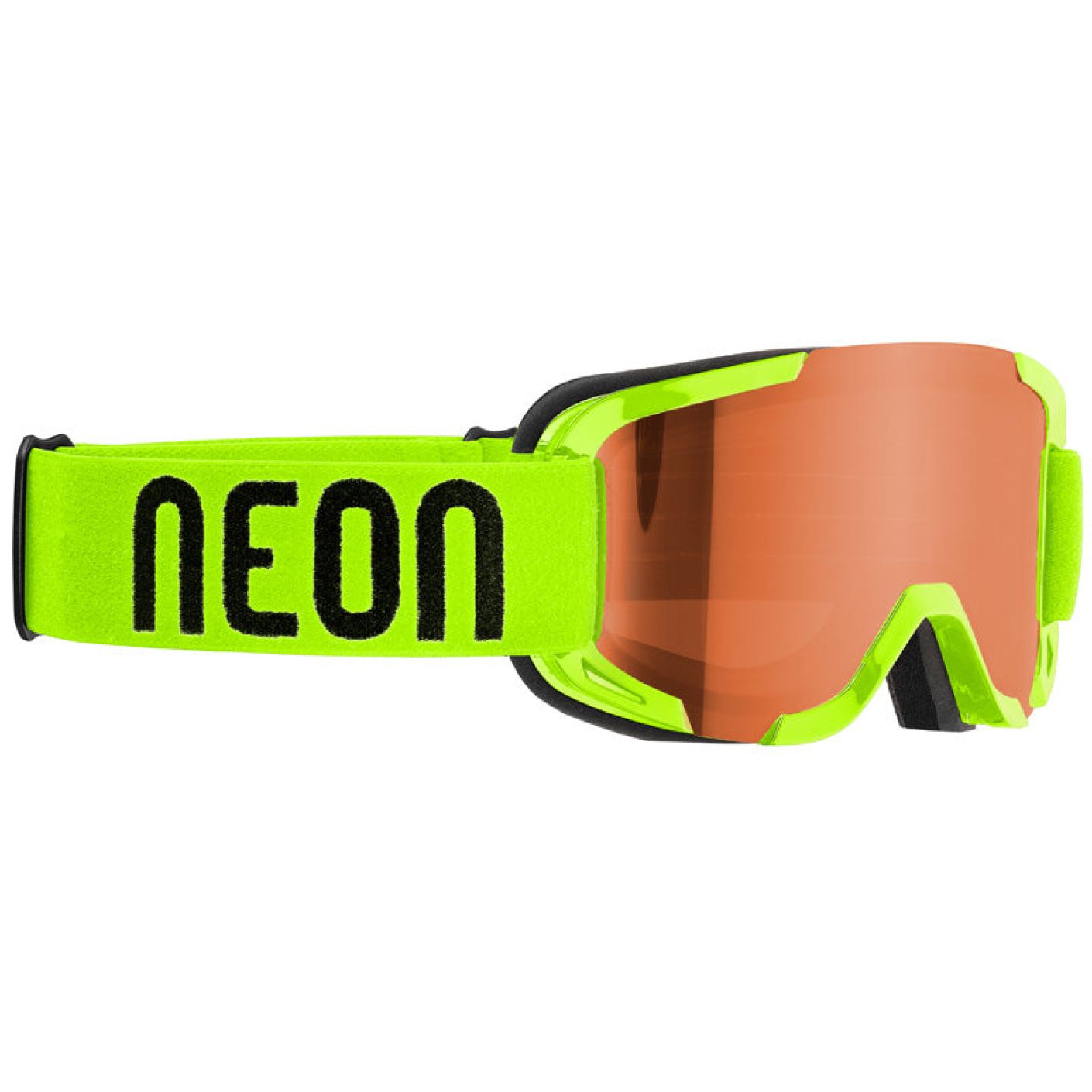Neon Maske da Sci Rider da Bambini Yellow Fluo