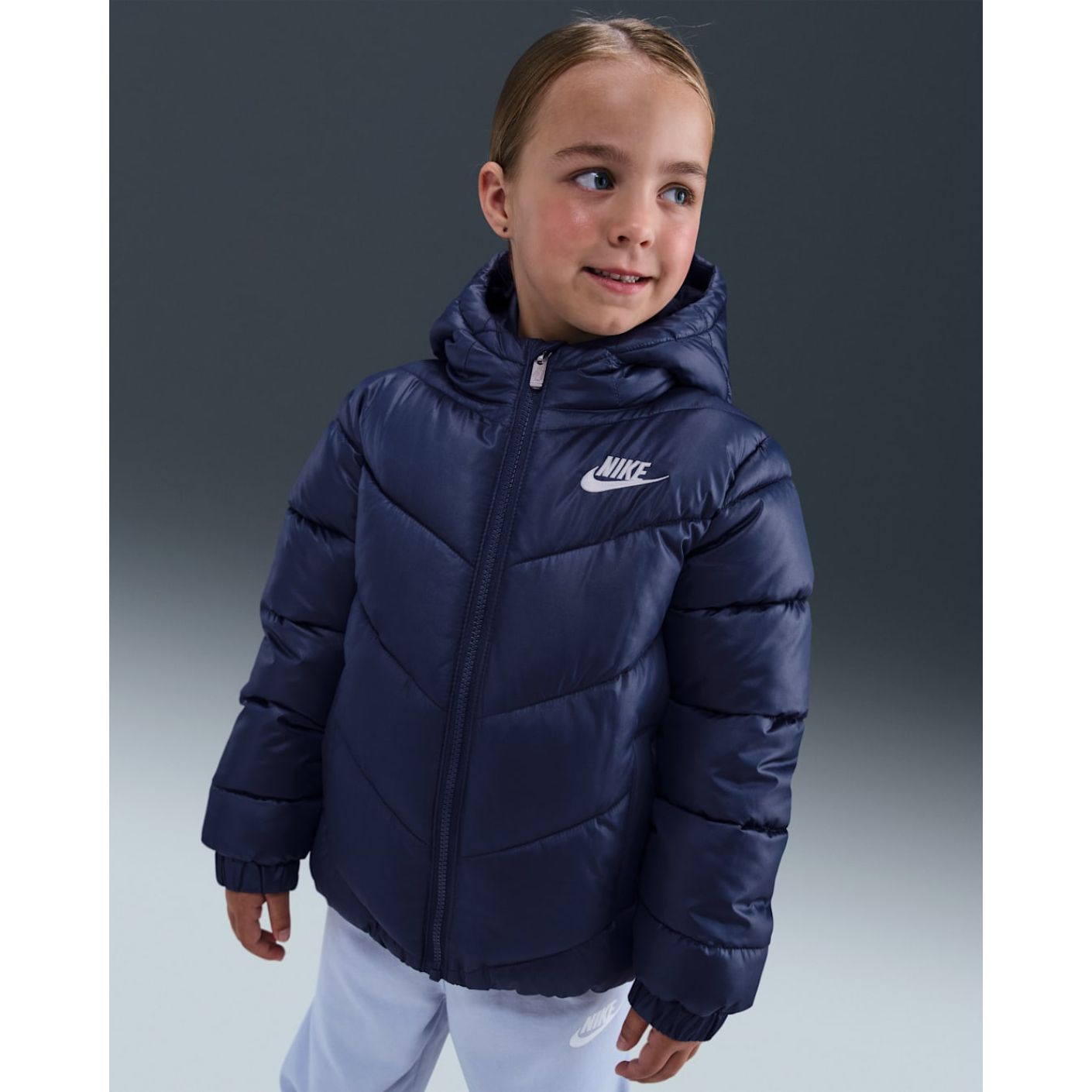 Nike Giacca Puffer All Day Play Junior Midnight Navy