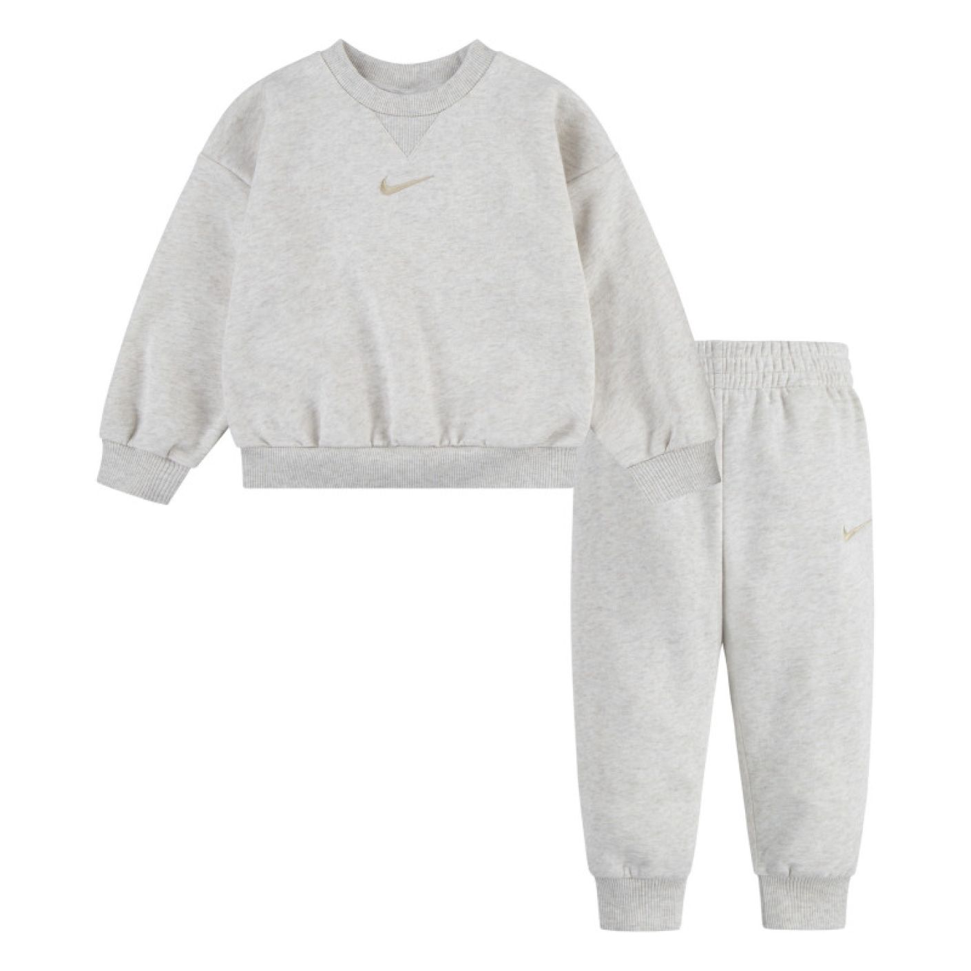 Nike Tuta Essential Crew Junior Pale Ivory Heather