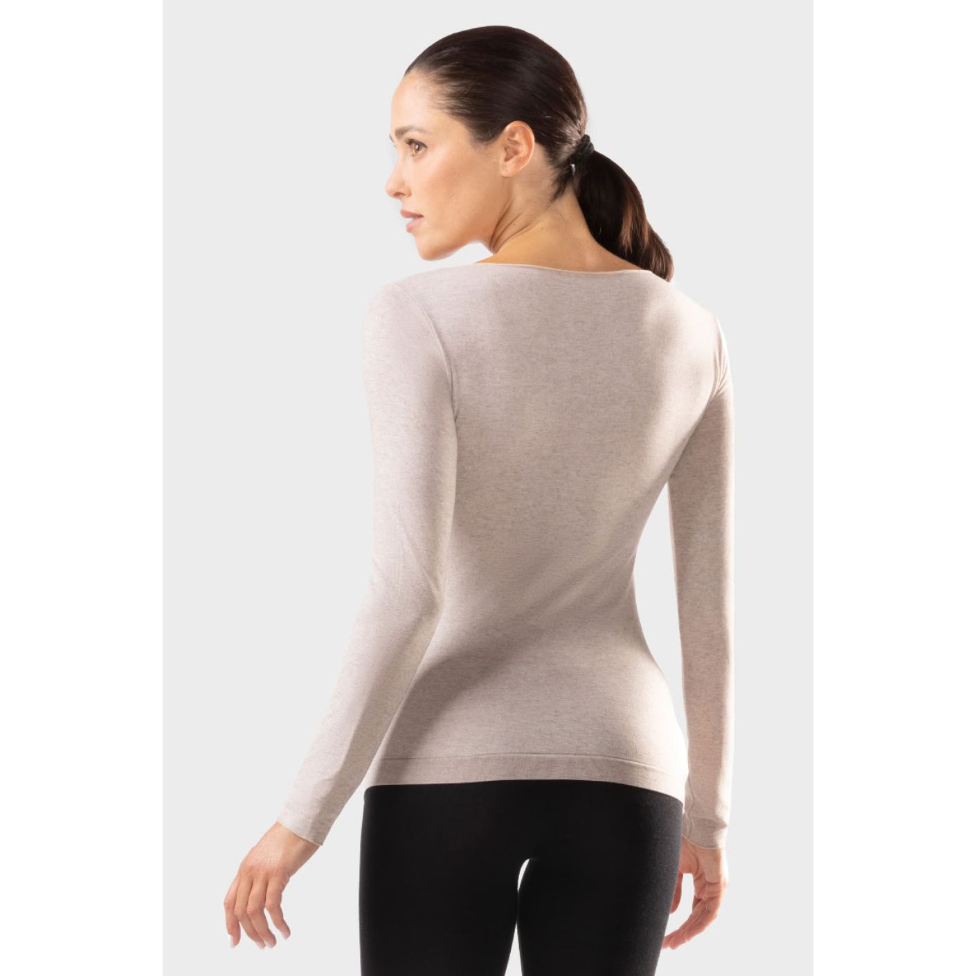 Iron-ic Maglia 1.0 Baselayer Cashmere Natural da Donna