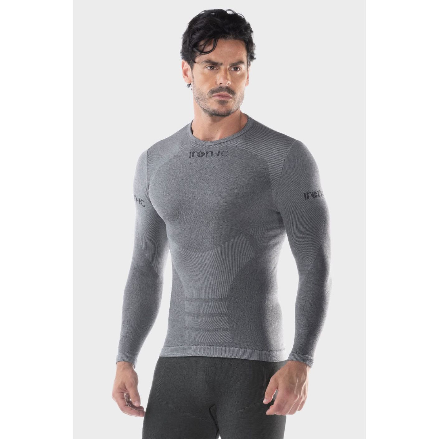 Iron-ic Maglia Termica con Cashmire Grey da Uomo
