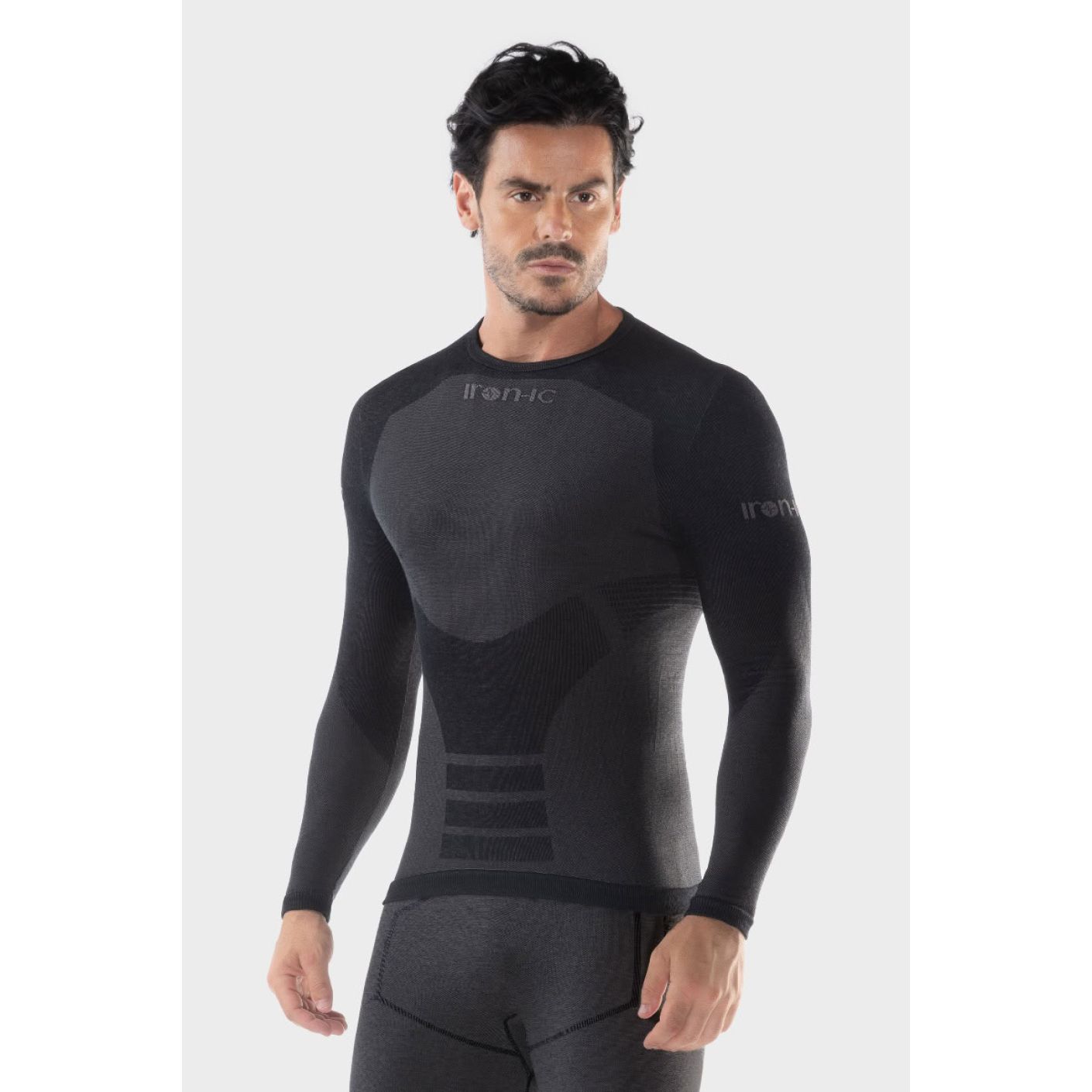 Iron-ic Maglia Termica con Cashmire Black da Uomo