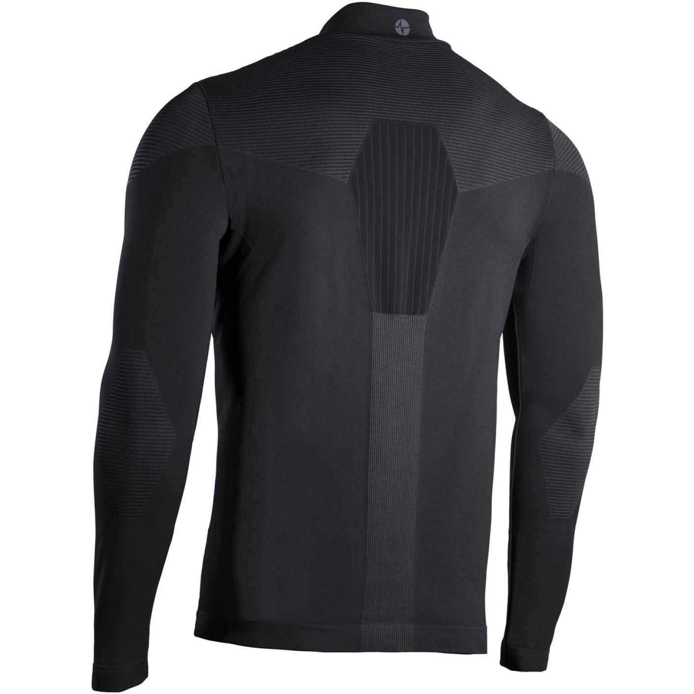 Iron-ic Pullover mit hohem Kragen 1/2 Zip Schwarz für Herren