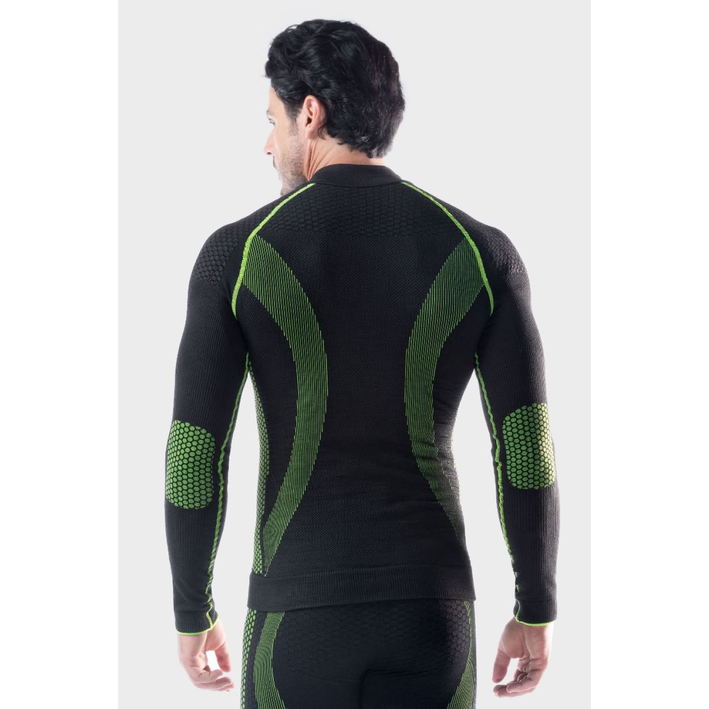 Iron-ic Maglia Termica 1.0 Cut-Resistant Black/Neon IRN da Uomo