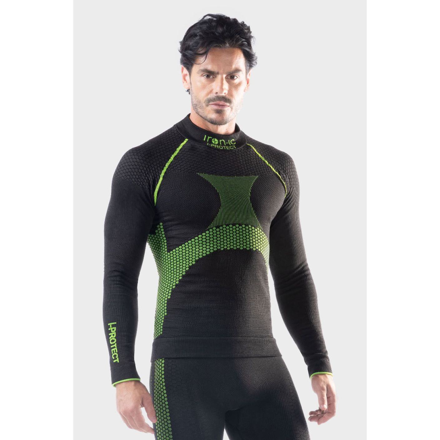 Iron-ic Thermo-Shirt 1.0 Schnittfest Schwarz/Neon IRN für Herren