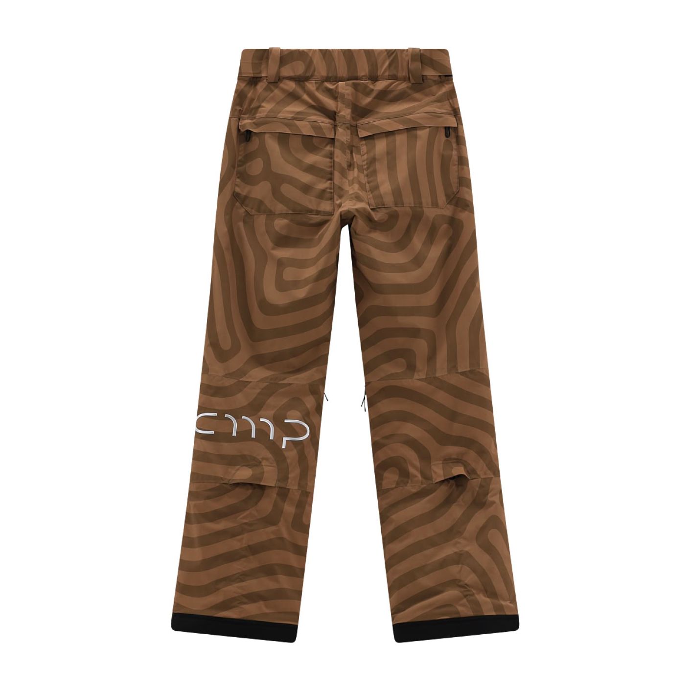 CMP Women's Zebra Print Ski Pants Tobacco/Biscuit