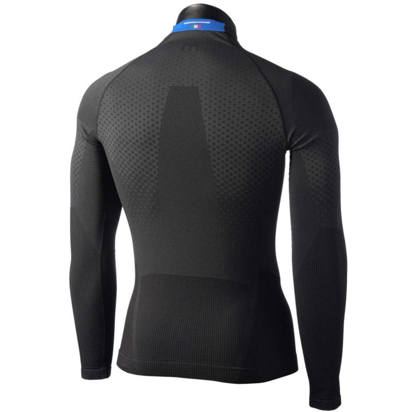 Mico Maglia girocollo Ionic+ Skintech Nera da Uomo
