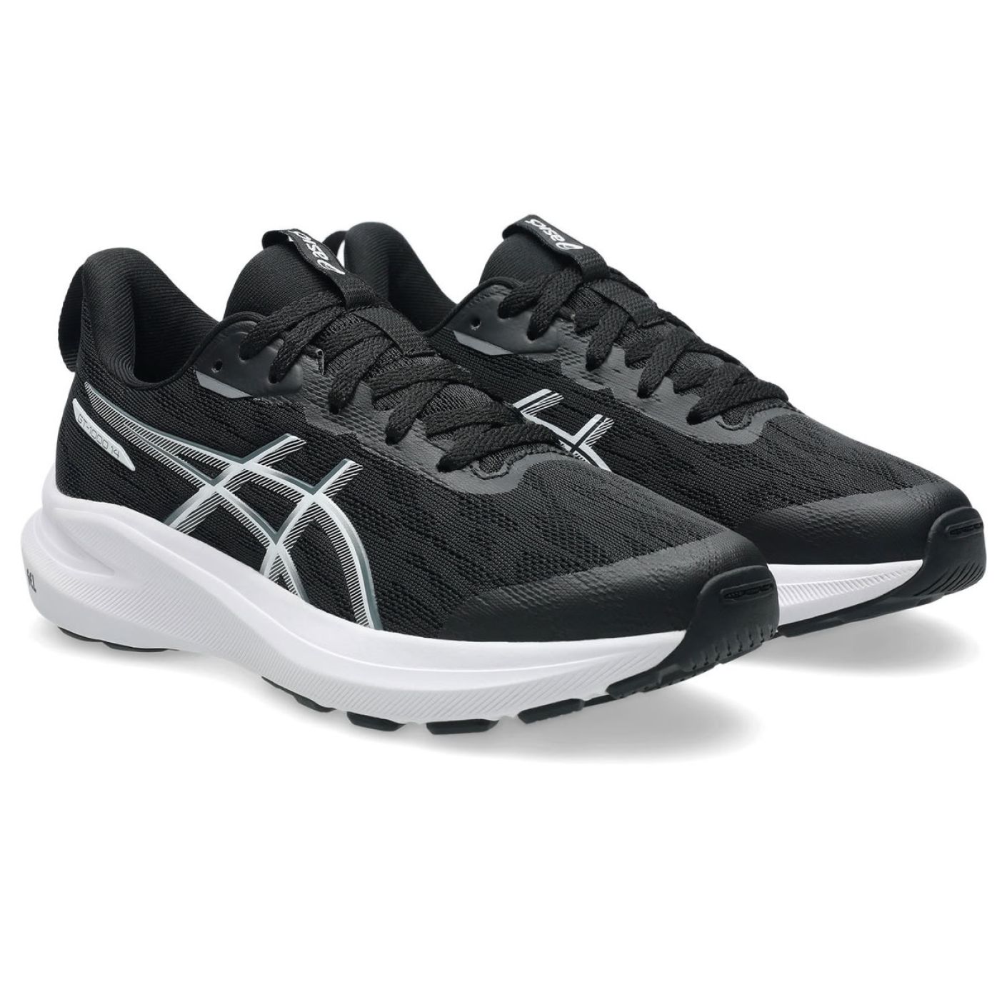 Asics Gt-1000 14 Gs Schwarz/Stahlgrau