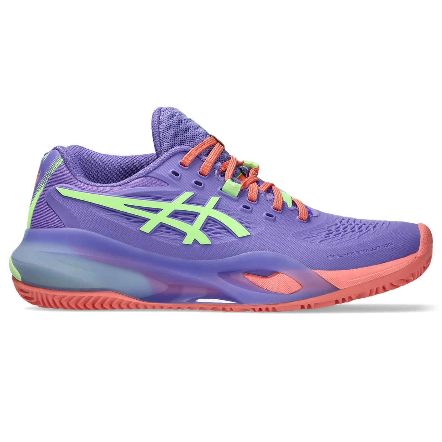 Asics Gel-Resolution X Padel Amethyst/Illuminate Green für Damen
