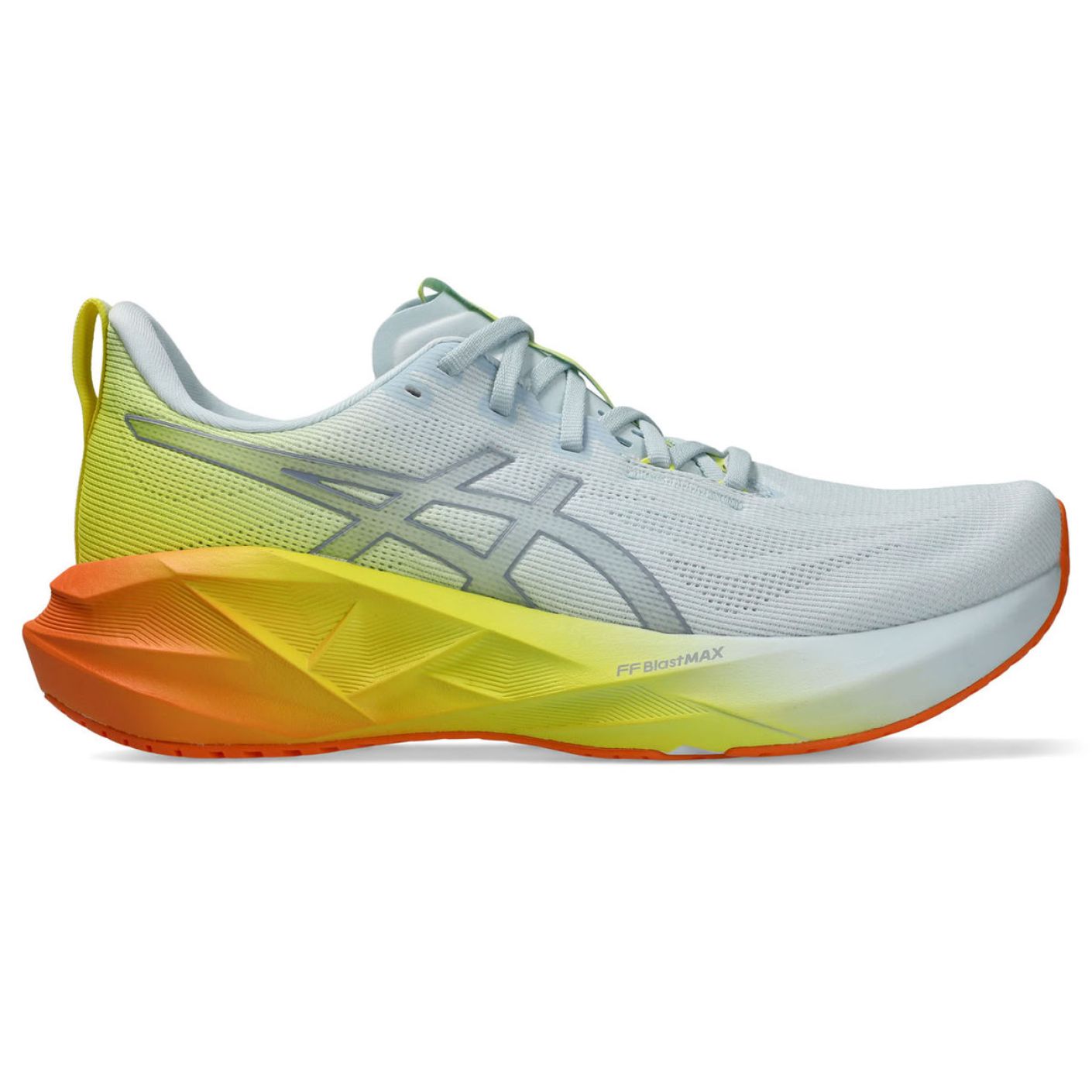 Asics Novablast 5 Sunny Sizzle Sky/Lemon Spark da Uomo