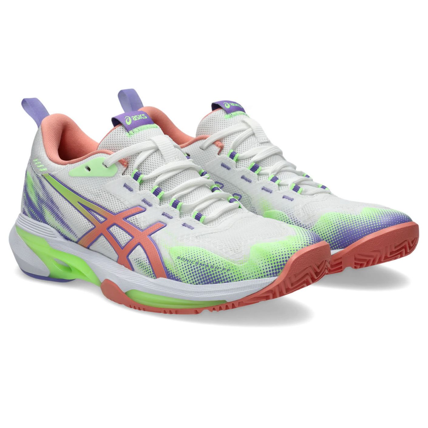 Asics Sonicsmash Ff Weiß/Guava Damen