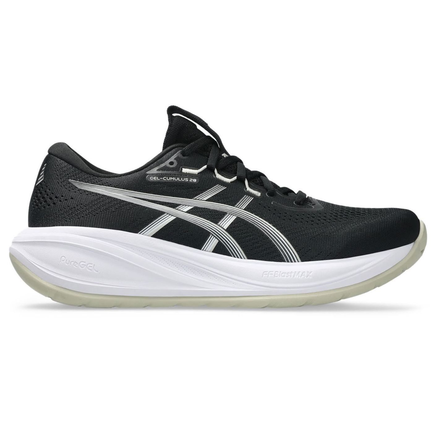 Asics Gel-Cumulus 28 Black/White da Uomo