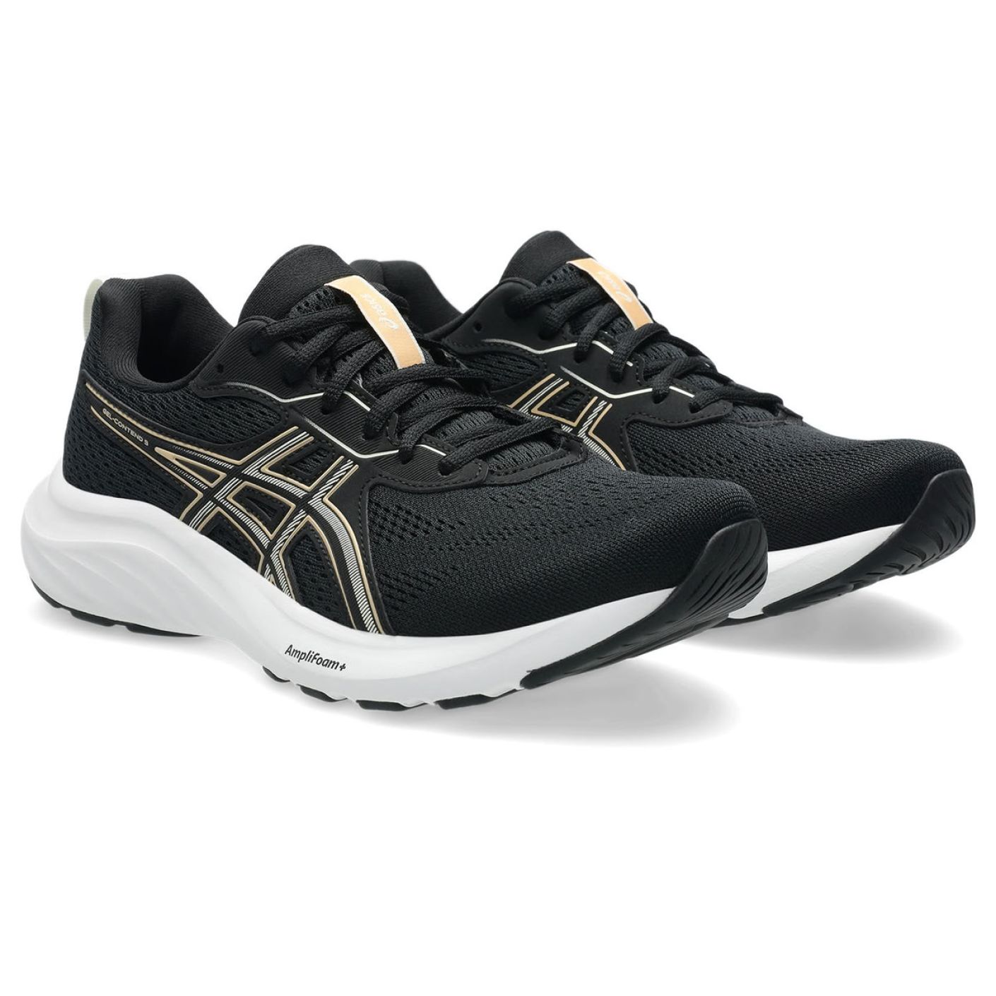 Asics Gel Contend 9 Black/Apricot Crush da Donna