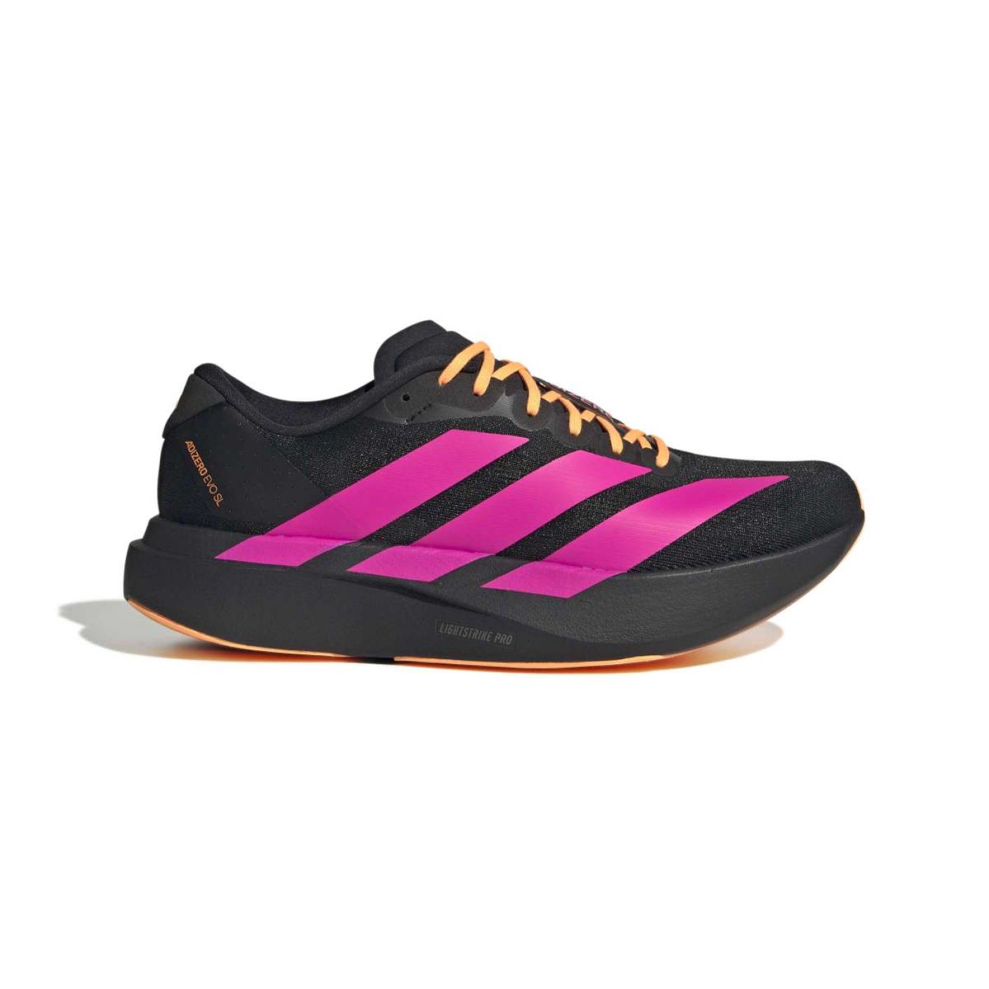 Adidas Adizero Evo SL Core Black Shock Pink Flash Orange
