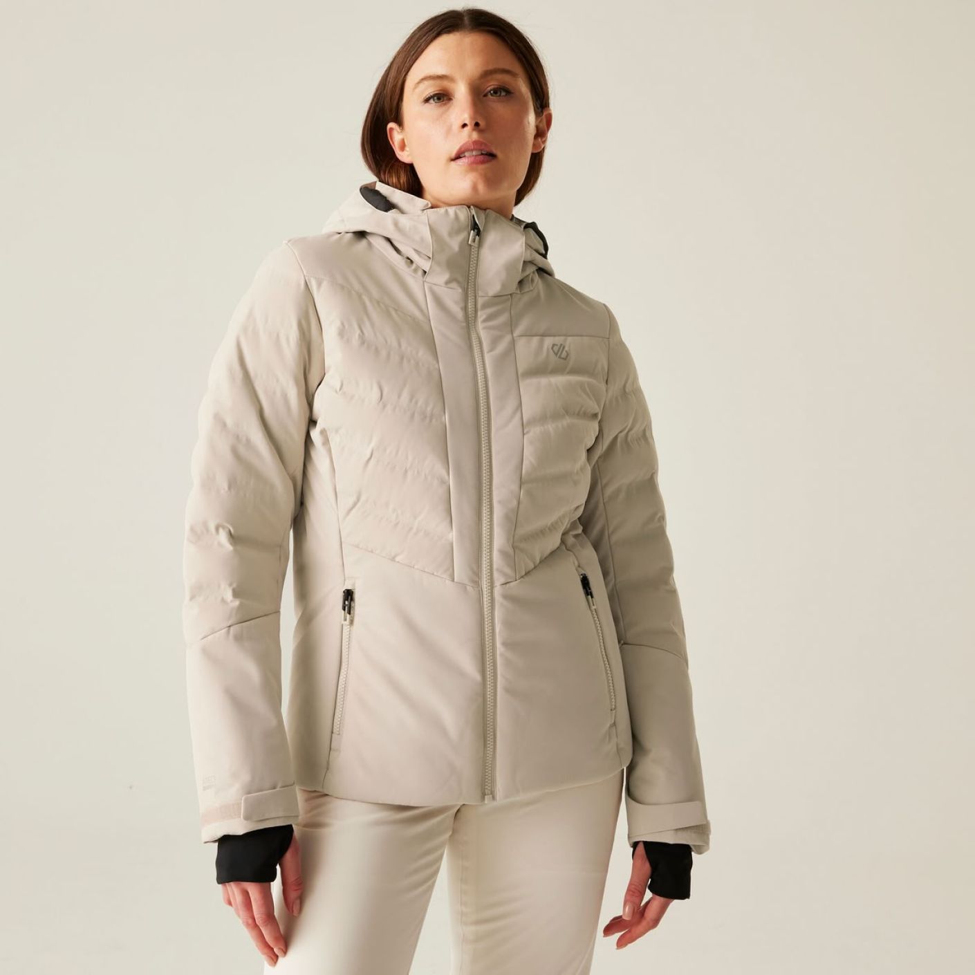 Dare2b Giacca Sci Gliding Waterproof Grey Morn da Donna