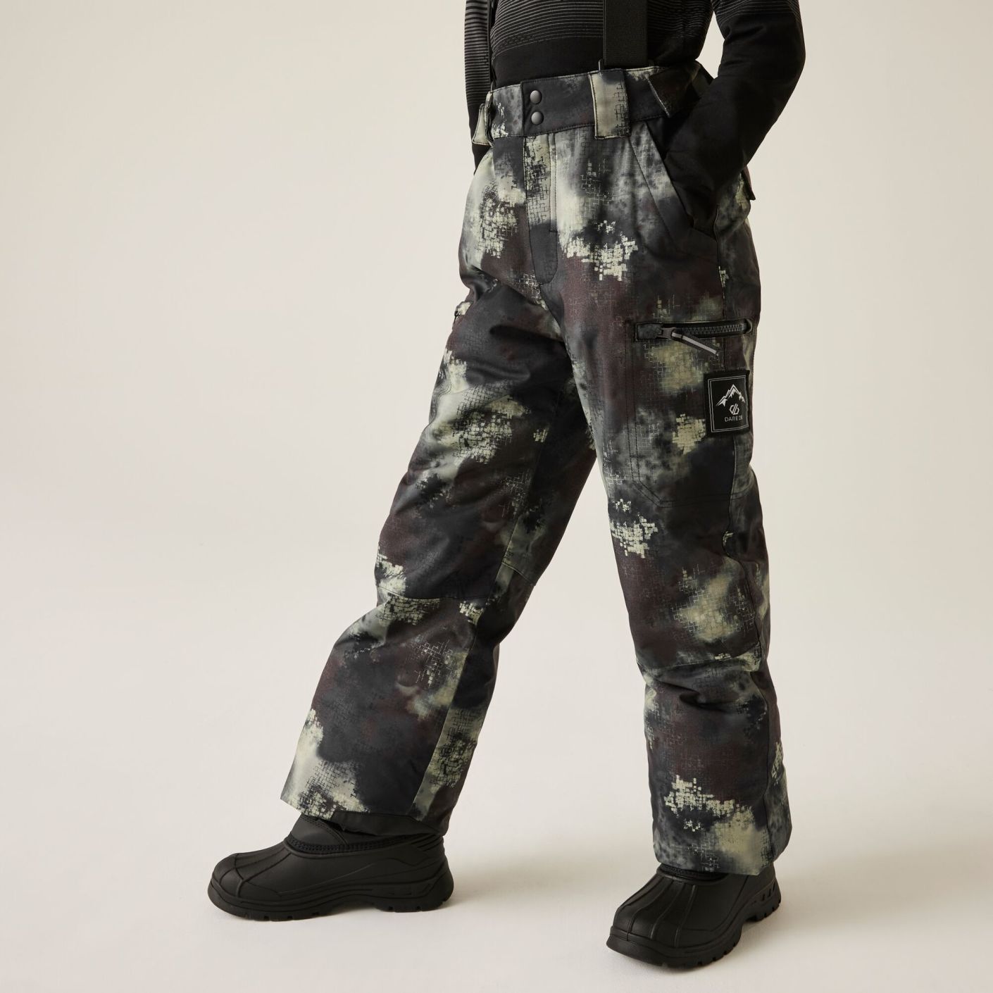 Dare2b Skihose Pow II Waterproof Junior Distressed Print