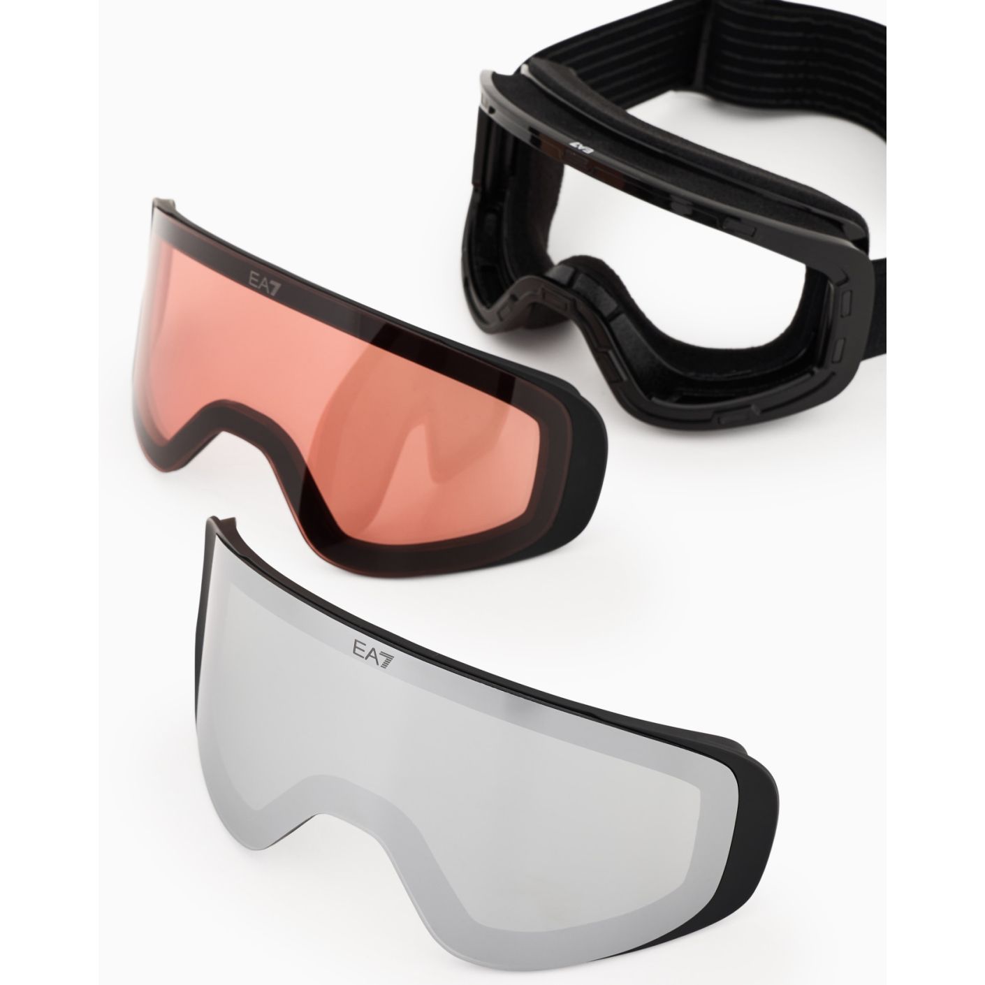 Ea7 Maschera da Sci Stormex Pro L Doppia Lente